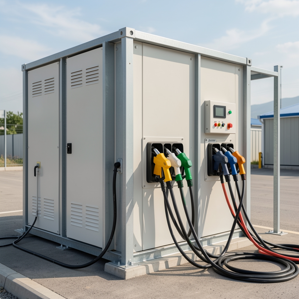 Taşınabilir enerji istasyonu ve çoklu şarj bağlantıları