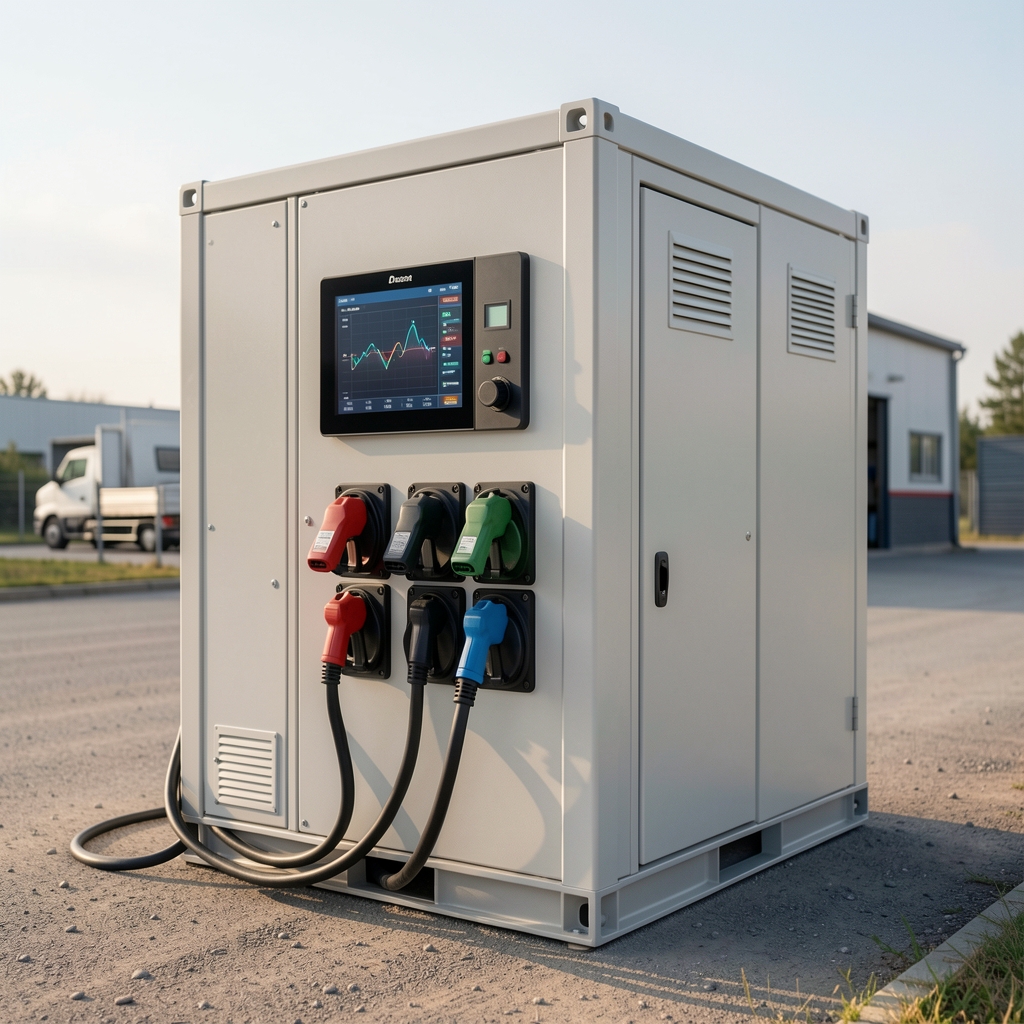 Taşınabilir enerji istasyonu, çoklu çıkış bağlantıları ve LCD gösterge paneli