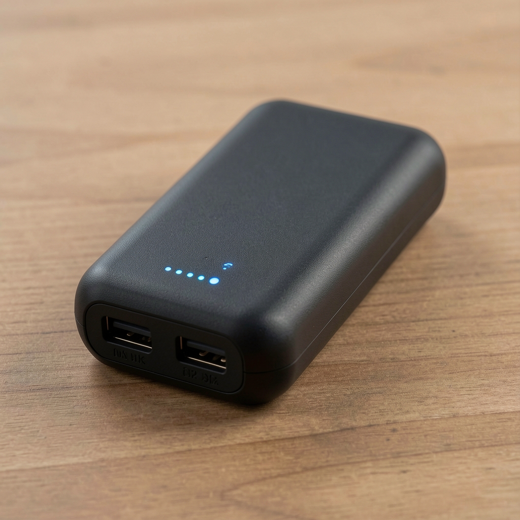 Yüksek kapasiteli outdoor power bank, LED kapasite göstergesi ve çoklu port ile